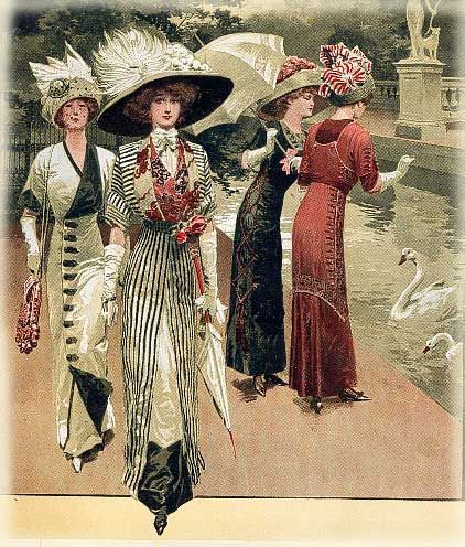 1912 Fashion, Edwardian Fashion Plates, Fashion 1910, 1910s Fashion, 20th Century Fashion, Edwardian Dress, Retro Mode, Edwardian Era, Edwardian Fashion