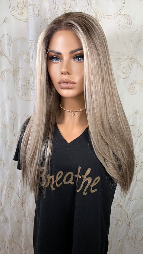 Ash Blonde Hair Balayage, Ashy Blonde Hair, Beige Blonde Hair, Ash Blonde Hair Colour, Silver Blonde Hair, Cool Blonde Hair, Ash Blonde Hair, Blonde Hair Shades, Light Hair Color