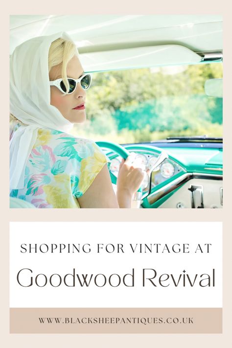 Revival Outfits, Goodwood Revival Fashion, Easy Hairdos, Goodwood Revival, Vintage Revival, Vintage Shopping, Black Sheep, Button Down Dress, The Good Old Days