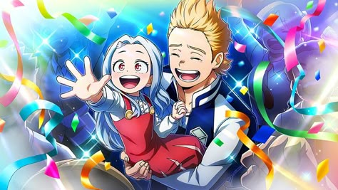 Mha Ultra Impact, My Hero Ultra Impact, Eri Mha, Mha Official Art, Mirio Togata, Blue Eyed Baby, Drawing Cartoon Faces, Hero Time, Hero Wallpaper