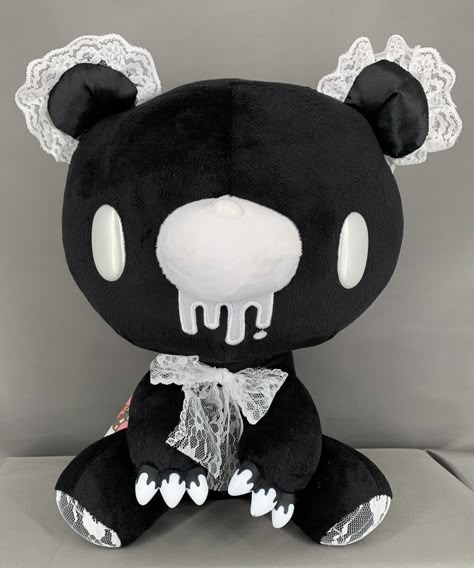 Gloomy Bear Plushies, Black Gloomy Bear, Gloom Bear, Goth Plushies, All Purpose Bunny, Gloomy Bear Plush, Messy Party, Swag Items, Creepy Stuffed Animals