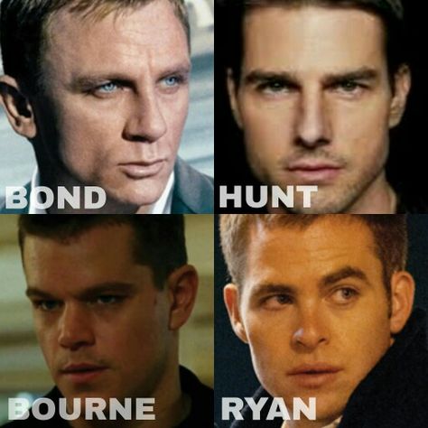 James Bond/007, Ethan Hunt of Mission Impossible, Jason Bourne, or Jack Ryan/CIA Acting DDI ...Who is the your favorite? Jason Bourne Wallpaper, Sarahcore Aesthetic, Ethan Hunt Mission Impossible, Jason Bourne Movie, Tom Clancy's Jack Ryan, Ethan Hunt, Jack Ryan, Movie Videos, Jason Bourne