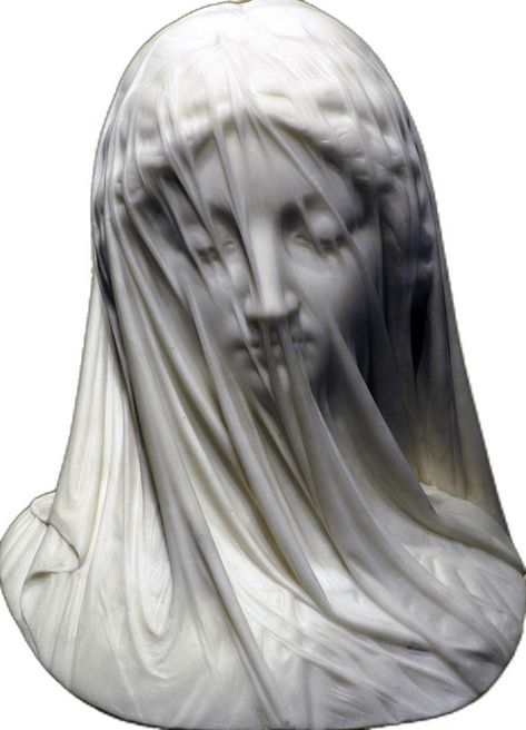 Veiled Vestal Virgin, Veiled Vestal, The Veiled Virgin, Vestal Virgin, Virgin Mary Tattoo, Medusa Tattoo Design, Easy Sculpture, Italian Sculptors, Classic Sculpture