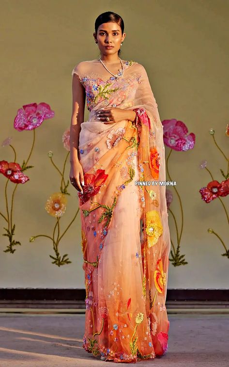 Rahul Mishra - India 🇮🇳 Rahul Mishra, Traditional Dresses Designs, Wedding Guest Style, 3d Hand, Indian Couture, Designer Dresses Casual, Lehenga Saree, Lehenga Designs, Designs For Dresses