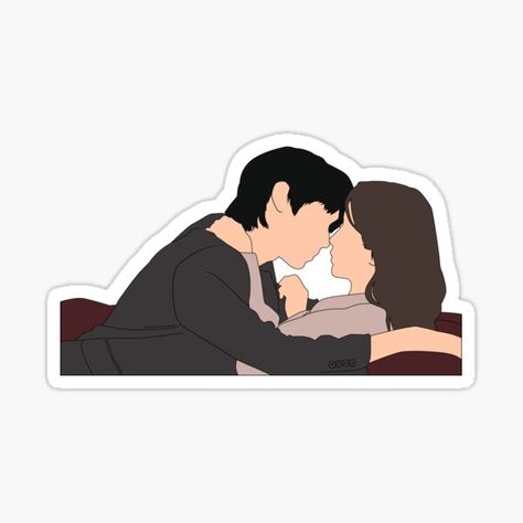 "True Beauty Kdrama" Sticker for Sale by originartwear | Redbubble True Beauty Stickers, Seojun And Jugyeong, Kdrama Stickers, True Beauty Kdrama, Hwang Inyeop, Minimal Illustration, Moon Ga Young, Seo Jun, True Beauty