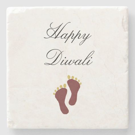 Diwali Lakshmi Footprints Stone Coaster - tap, personalize, buy right now! #StoneCoaster #diwali, #lakshmi #footprints, #celebration, #god, Lakshmi Footprints, Diwali Lakshmi, Stone Coasters, Grandparents Day, Happy Diwali, Festival Lights, Diy Business, Drink Coasters, Hat Crafts