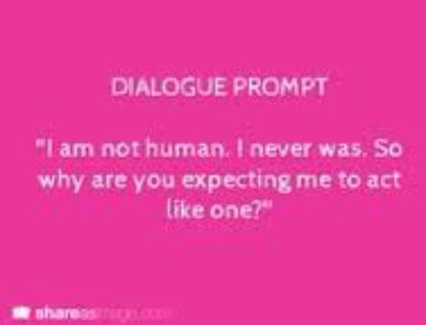 Writing Prompt. Vigilante Prompts, Monster X Human Writing Prompts, Monster Writing Prompts, Writing Things, Writing Dialogue Prompts, Dialogue Prompts, Writing Inspiration Prompts, Writing Dialogue, Human Reference