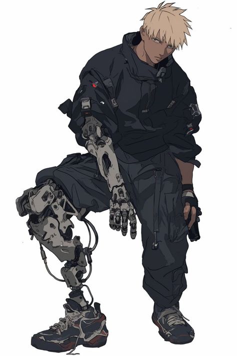 Cyberpunk Manga Cyberpunk Dystopia Outfit, Cyberpunk Aesthetic Character Art, Cyberpunk Robot Concept Art, Cyberpunk Anatomy, Cyberpunk Valentino, Leader Pose Reference, Urban Flash Cyberpunk, Cyberpunk Armor Men, Cyberpunk Anime Oc