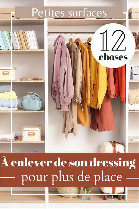 Envie de bien aménager et organiser votre dressing ? Commencez par faire du tri et à enlever les choses inutiles pour gagner de la place ! Bathroom Medicine Cabinet, Closet, Home Decor, Home Décor, Organisation