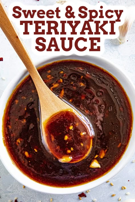 Hot Teriyaki Sauce, Teriyaki Sauce For Chicken Wings, Sweet And Spicy Chinese Sauce, Teriyaki Hot Wing Sauce, Teriyaki Sauce For Stir Fry, Sweet And Spicy Teriyaki Sauce, Spicy Sweet Sauce, Sweet And Spicy Wing Sauce Recipes, Sweet And Spicy Stir Fry Sauce