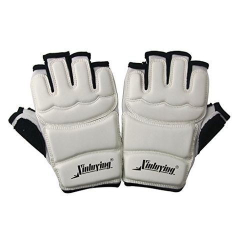 BIALSG Taekwondo Sparring Gloves Hand Protector Gear M *** More info could be found at the image url. Taekwondo Gear, Taekwondo Sparring, Fitness Gear, Taekwondo, Terry Cloth, Workout Gear, High Quality Leather, Fun Workouts, Fitness Tips