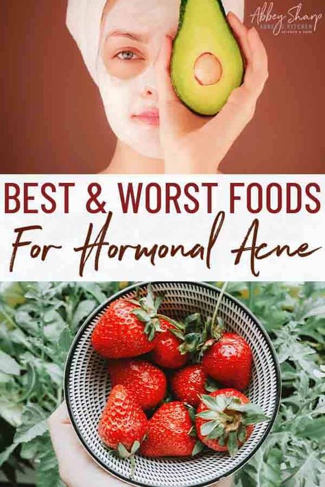 We look at the hormonal acne diet and break down the research on the best foods for healthy clear skin. Acne Clearing Foods, Acne Diet Plan, Anti Acne Diet, Hormonal Acne Diet, Healthy Clear Skin, Food For Acne, Low Gi Diet, Foods For Clear Skin, Clear Skin Diet