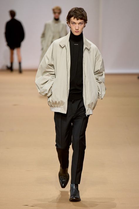 Prada Spring 2023 Menswear Collection | Vogue Prada Outfit Men, Prada Spring 2023, Prada Ss23, Ss23 Menswear, Prada Outfits, Prada Menswear, 2023 Menswear Fashion Show, Double Denim Looks, Prada Collection