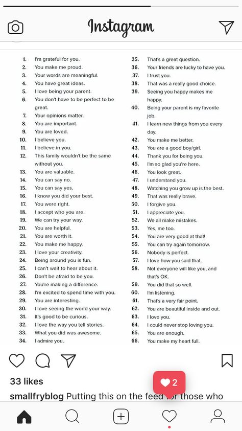 66 Positive things to say to your child (and yourself) Catchy Phrases, You Are Important, Conscious Parenting, Positive Notes, Parenting Skills, Sweet Quotes, Heart Quotes, Inspirational Thoughts, Emotional Wellness