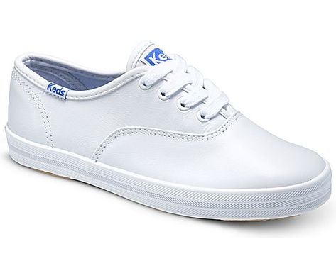 Keds Champion CVO White Leather Keds, Vans Old Skool Gray, Leather Keds, Champion Sneakers, Keds Sneakers, Keds Champion, Shoes For Kids, Keds Shoes, Shoes For Leggings