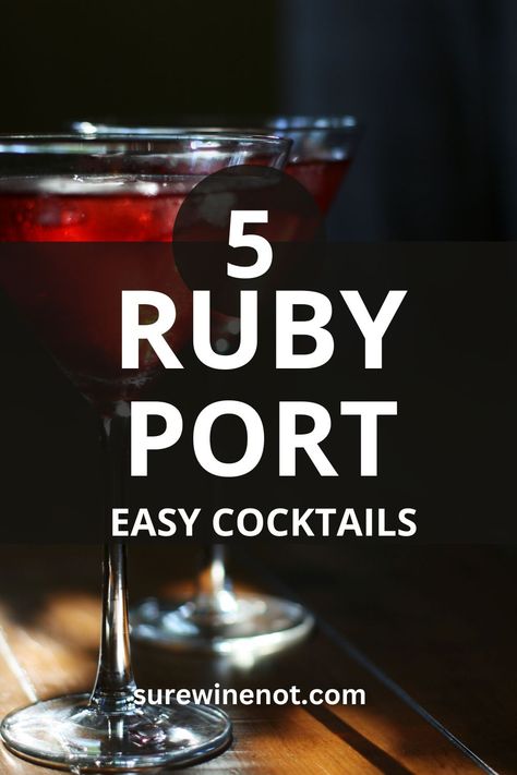 Easy Ruby Port Wine Cocktails: Simple Recipes for a Sweet Twist Taylor Port Wine Mixed Drinks, Taylor Port Mixed Drinks, Taylor Port Wine, Port Cocktails, Taylor Port, Wine Mixed Drinks, Cocktail Syrups, Classic Martini, Sweet Cocktails