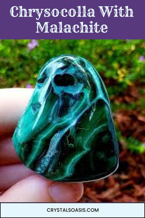 Chrysocolla With Malachite Together Chrysocolla Crystal Meaning, Malachite Crystal Meaning, Chrysocolla Meaning, Crystal Pairings, Chrysocolla Ring, Malachite Crystal, Malachite Necklace, Malachite Rings, Gemstone Meanings