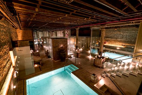 Spa Weekend Getaway, Aire Ancient Baths, Pools Ideas, Spa Getaways, Spa Weekend, 46th Birthday, Spa Lighting, Cold Plunge, Spa Retreat