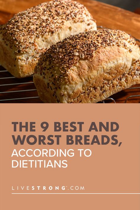 Healthy Grain Bread Recipes, What Bread Is The Healthiest, Healthy Bread Options, Whole Grain Breads, Sprouted Whole Grain Bread Recipe, Healthiest Homemade Bread, Mediterranean Bread Healthy, Healthiest Bread Recipe, Heart Healthy Bread Recipes