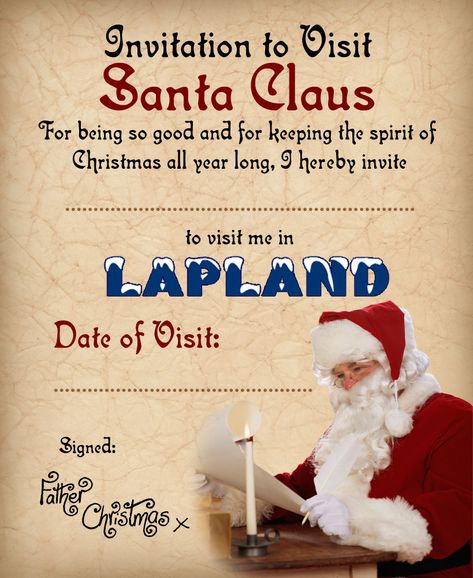 Surprise Trip Reveal, Santa Letters, Santa Letter Template, Travel Agencies, Xmas Elf, Visit Santa, Christmas Invitations, From Santa, Reveal Ideas