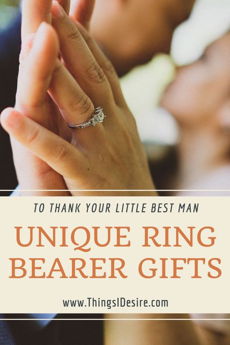 A great way to thank your ring bearer for joining the petal patrol is by getting him Ring bearer gifts. For all the effort that little man has taken in successfully completing the ring security and delivery mission, gifts for ring bearer serves just about right! From adorable ring bearer proposals and exciting toys to superhero merchandise, we’ve got you the dope on everything he will love! #RingBearer #Kids #BestMan #UniqueGifts #ThingsIdesire #desirablestuff #giftideas Ring Bearer Gifts For Wedding Day, Gifts For Ring Bearer Boys, Gifts For Ring Bearer, Ring Bearer Gifts Boys, Ring Bearer Gift Ideas, Petal Patrol, Ring Bearer Proposal, Ring Bearer Boy, Meaningful Rings