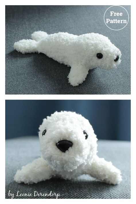 Crochet Seal Amigurumi Free Pattern, Seal Plushie Pattern, Crochet Sea Lion Pattern Free, Sea Lion Crochet Pattern Free, Sea Animal Crochet Pattern, Free Seal Crochet Pattern, Seal Amigurumi Free Pattern, Baby Seal Crochet Pattern, Sea Lion Crochet