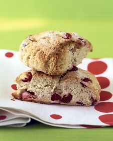 Cranberry Scones - Martha Stewart Recipes Berry Scones, Cranberry Scones, Best Afternoon Tea, Martha Stewart Recipes, Winter Treats, Scones Recipe, Scone Recipe, Tea House, Holiday Baking