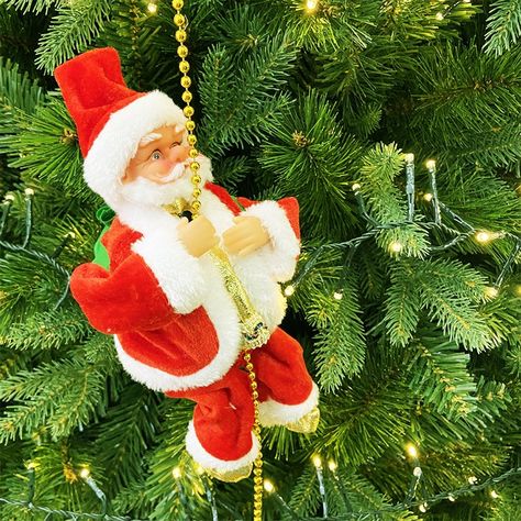 Smarter Shopping, Better Living! Aliexpress.com Ladder Christmas Tree, Santa Claus Toys, Santa Claus Doll, Rope Ladder, Santa Decorations, Santa Figurines, Climbing Rope, Christmas Gift Decorations, Christmas Toys