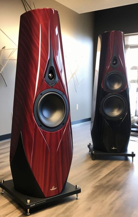 Hi End Speakers, Weird Houses, Floor Speakers, Audio Ideas, Crazy Houses, Floor Standing Speakers, Vintage Stereo, Horn Speakers, Vintage Hifi