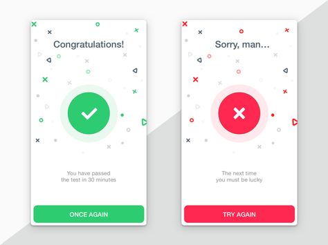 #Daily UI #011 - Success/Error flash message Ui Design Principles, Ui Design Mobile, Success Message, Mobile Ux, Ui Design Dashboard, Mobile App Design Inspiration, App Interface Design, Daily Ui, Mobile Ui Design