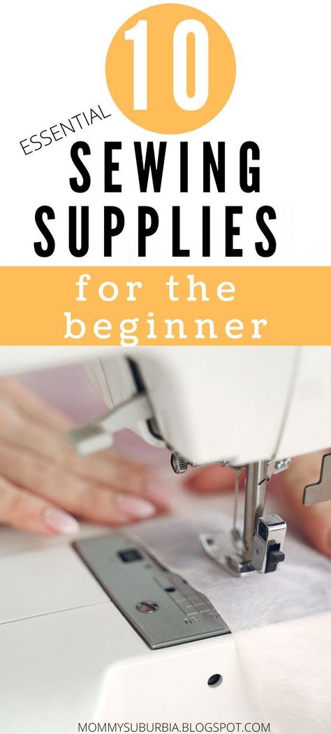 Full list of essential sewing supplies every new beginner needs to get started sewing! Find out what tools and notions you should have to start sewing with a sewing machine. Types Of Sewing Machines, Simple Diy Projects, Homeschool Advice, Beginners Sewing, Start Sewing, Sewing Machine Basics, Sewing Scissors, Pinking Shears, Strip Quilts