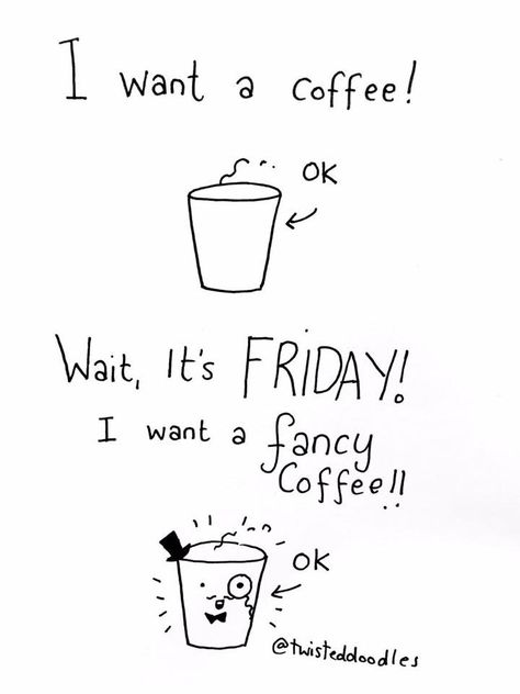 Friday Coffee Humor, Coffee Addict Quotes, Friday Coffee Quotes, Coffee Shop Pics, Coffee Friday, Gif Café, Coffee And Me, Tomorrow Quotes, Friday Coffee