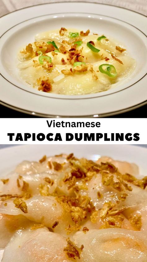 vietnamese tapioca dumpling, tapioca recipe, bánh bột lọc, bánh lọc trần Tapioca Starch Recipes, Recipes With Tapioca Starch, Tapioca Pearls Recipe Coconut Milk, Tapioca Starch Substitute, Cooking Tapioca Pearls, Tapioca Flour Recipes, Expandex Modified Tapioca Starch Recipes, Flour Dumplings, Starch Foods