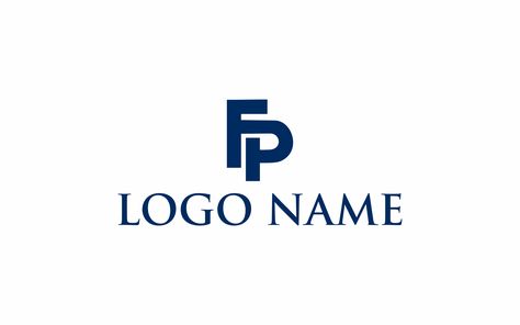 Initials FP Logo Template Fp Logo, Corporate Signs, Powerful Branding, Free Logo Psd, Free Logo Templates, Logo Samples, Presentation Layout, Logo Design Free, Premium Logo