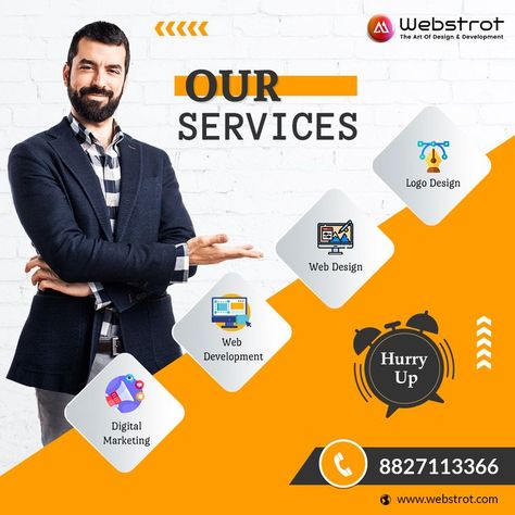 WEBSTROT TECHNOLOGY is a full-service digital Company ...... * Digital marketing * Web Development * Web Design * Logo Design 👉 Contact Us : +91-8827113366 👉 Email Us : support@webstrot.com 👉 Visit Us : https://www.webstrot.com 👉 Skype ID : Webstrot #Digitalmarketing #WebDevelopment #WebDesign #LogoDesign #websitedesign #webdesign #websiteforbusiness #websitedevelopment #websitedeveloper #webdevelopment #webdesignservices #websitesale #webstrot Social Media Campaign Design, Digital Advertising Design, Web Design Logo, Marketing Poster, Digital Marketing Design, Marketing Flyers, Graphic Design Company, Design Brochure, Best Digital Marketing Company