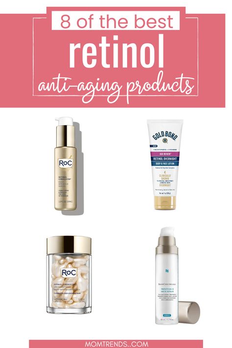 Best Retinol Products Best Retinol Products, Best Retinol Cream, Retinol Products, Best Retinol, Retinol Eye Cream, Wrinkle Serum, Face Makeup Tips, Retinol Cream, Night Serum