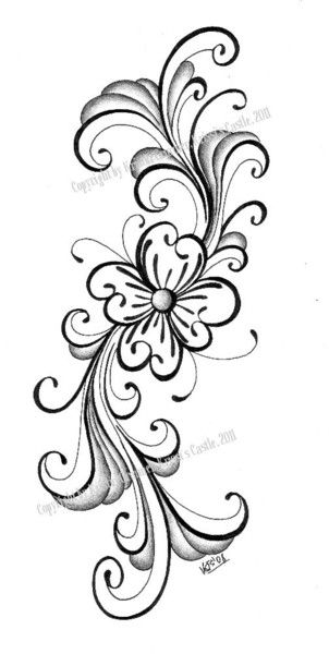 Beginners Drawing, Rosemaling Pattern, Norwegian Rosemaling, Draw Flowers, Drawing Flowers, Doodle Inspiration, Wood Burning Patterns, Pola Sulam, Quilling Patterns