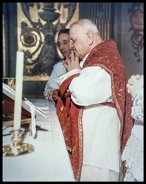 Pope John XXIII, elected supreme pontiff on October 28, 1958, was in many ways utterly traditional��—arguably more so than his more philosophically adventurous and intellectually wide-ranging predecessor Pius XII. One need only read Blessed John’s beautiful diary, later published as Journal of a Soul and still in print, to discover the simple, hardy, and thoroughly traditional Catholic piety that nourished this man in the entire journey of his life. Pope Pius Xi, Pope Pius Xii, Roman Church, Latin Mass, Church Music, Holy Father, Pope John, Pope Francis, Sacred Art