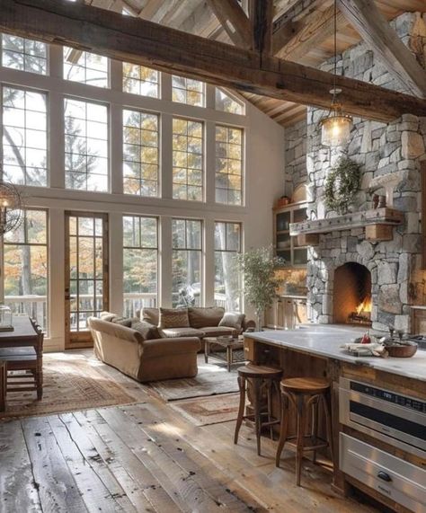 Maddie Robinson Country Farm Kitchen, Farm Kitchen, Dream House Interior, Country Farm, Dream House Plans, Home N Decor, Nursery Ideas, Can Design, House Inspo