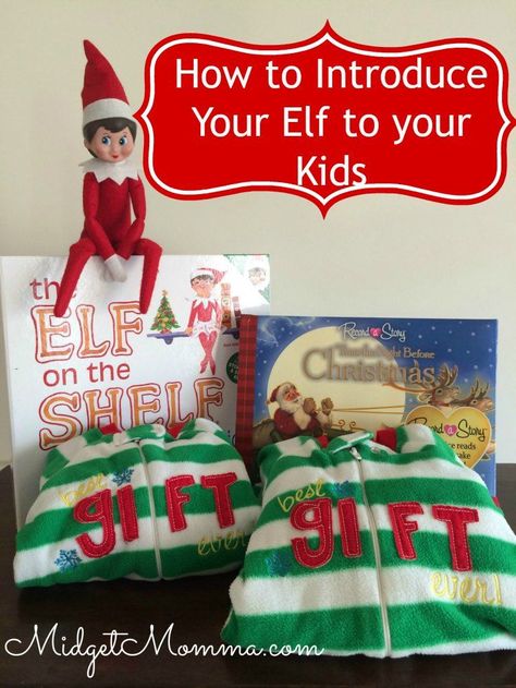 How to indroduce elf to kiddos for the first time. Great letter to write to the kids from the elf. Dollar Tree Elves, Elf Fun, Christmas Preparation, And So It Begins, Kids C, Christmas Pillows, Elf On The Shelf Ideas, An Elf, Christmas Mom