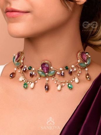 Modern Indian Jewelry, Neck Pieces Jewelry, Dazzling Earrings, Fancy Jewellery Designs, Wedding Jewellery Collection, Diamond Jewelry Designs, Wear Necklaces, Bridal Gold Jewellery Designs, Jewelry Design Earrings