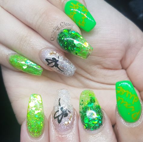 Tinkerbell Nails Designs, Tinkerbell Nails, Normal Nails, Fingernail Ideas, Fall Toe Nails, Fall Toes, Themed Nails, Nail Art Pictures, Nail Art Disney