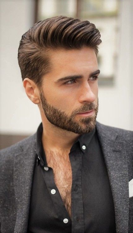 #fashion, #style, #outfitinspiration, #beauty Modern Beard Styles, Trending Mens Haircuts, Gentleman Haircut, Short Hair With Beard, Mens Haircuts Medium, Mens Hairstyles With Beard, Gents Hair Style, Mens Hairstyles Medium, Mens Hairstyles Thick Hair