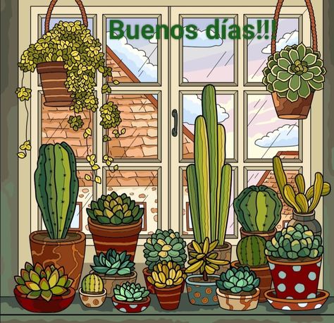 Indoor Plants Drawing, Plants Drawing, Garden Drawing, Coloring Apps, Plant Drawing, Colour Board, Happy Colors, Indoor Garden, Art Pictures