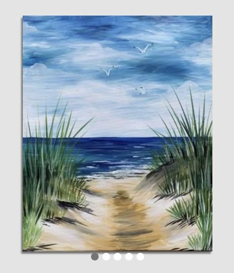 Paint Nite, Paint Night, Paint And Sip, Diy Paint, Jolie Photo, Jersey Shore, Beach Scene, Paint Party, Beach Art