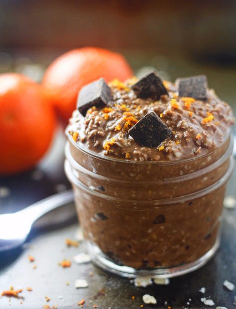 Orange Overnight Oats, Winter Chocolate, Oats Recipes Breakfast, Chocolate Overnight Oats, Transformation Challenge, Healthy Swaps, Chocolate Oats, Overnight Oatmeal, Perfect Morning