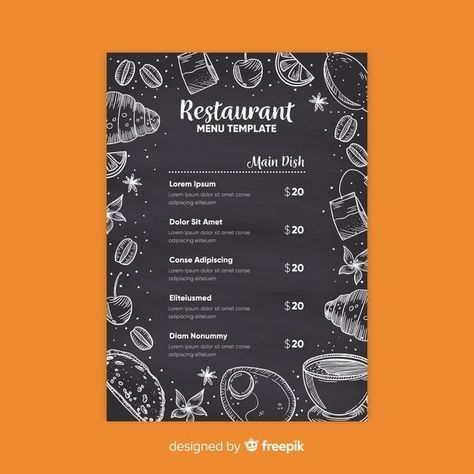 Visit website for more portfolio Menu Black And White, Menu Burger, Elegant Restaurants, Restaurant Menu Template, Chalkboard Poster, Chalkboard Style, Indian Restaurant, Restaurant Food, Graphic Editing