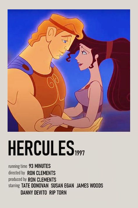 Hercules Polaroid Poster, Disney Polaroid Posters, Hercules Poster, Minimalistic Polaroid Poster, Hercules Movie, Meg Hercules, Hercules Disney, Disney Minimalist, Disney Movie Posters