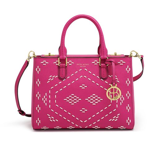 Henri Bendel West 57th Woven Stitch Turnlock Satchel ($398) ❤ liked on Polyvore featuring bags, handbags, very berry, man bag, hand woven bags, purse satchel, pink handbags and pink hand bags Woven Stitch, Henri Bendel Handbags, Mens Satchel, Handbag Satchel, Very Berry, Purse Pink, Woven Handbags, Pink Handbags, Pink Purse