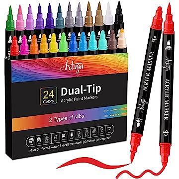 Amazon.com Shopping Cart Paint Pens For Rocks, Posca Marker, Paint Marker Pen, Art Pens And Markers, Acrylic Paint Pens, Art Pens, Paint Marker, Markers Set, Brush Lettering